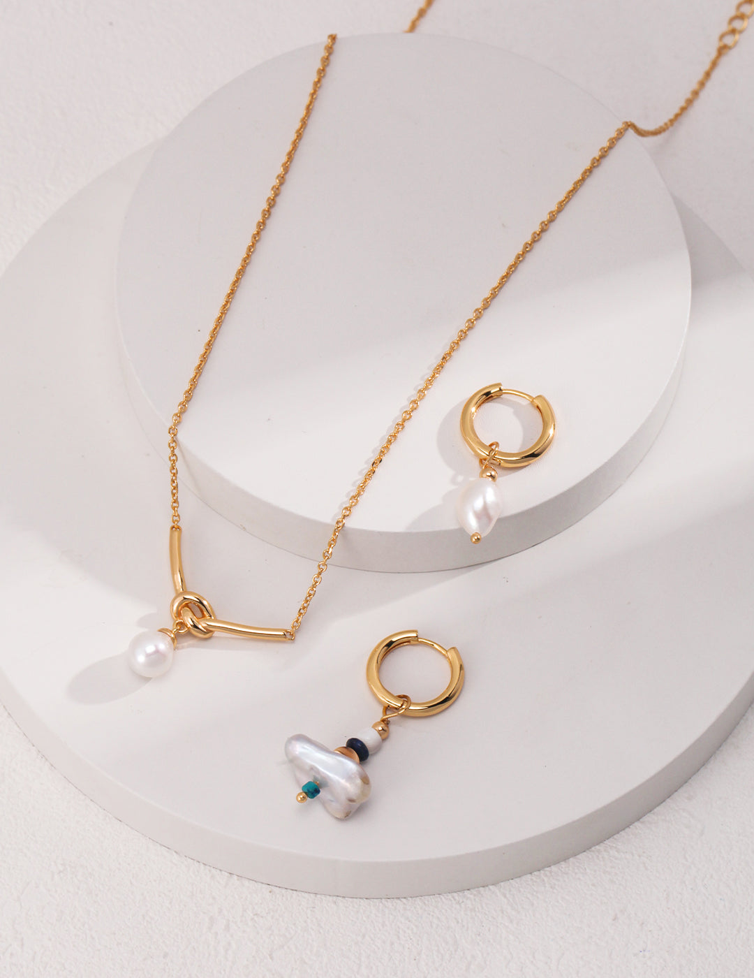 S925 Sterling Silver Pearl Necklace (D0477-2)