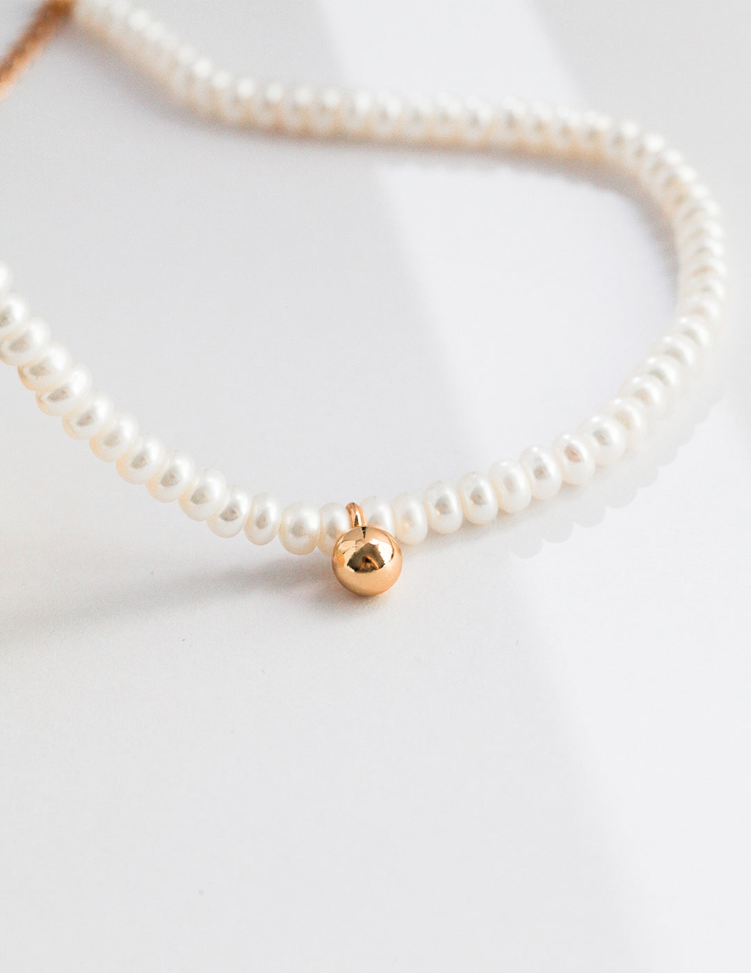 S925 Sterling Silver Pearl Necklace (D0264)