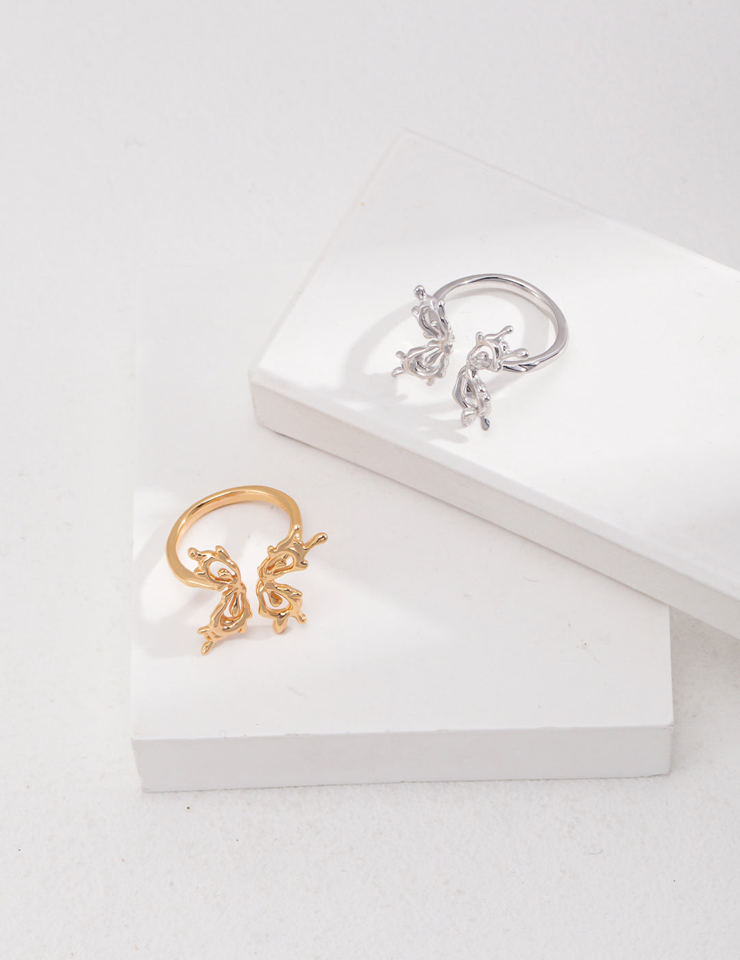 S925 Sterling Silver Phalaenopsis Ring (J0207)