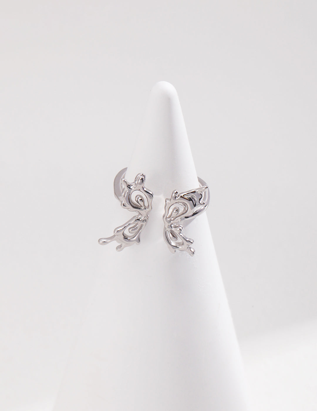 S925 Sterling Silver Phalaenopsis Ring (J0207)