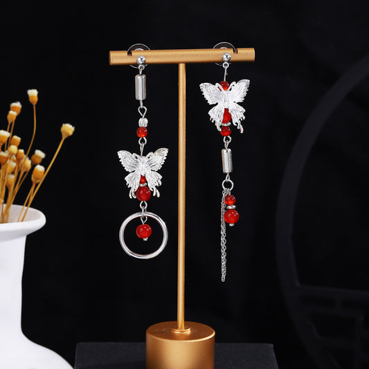 New Chinese Classic Style Butterfly Element Drop Earrings (TE10)